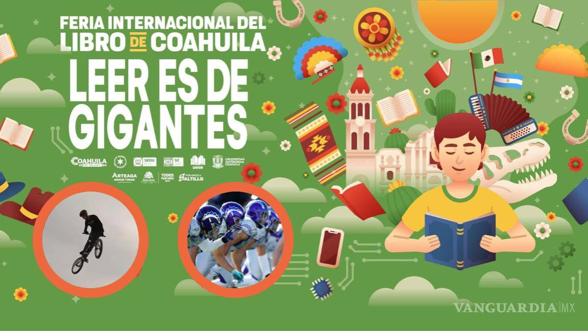 FILC 2025: Dinos de Saltillo, skate ¡y más! Sábado deportivo en la Feria del Libro de Coahuila