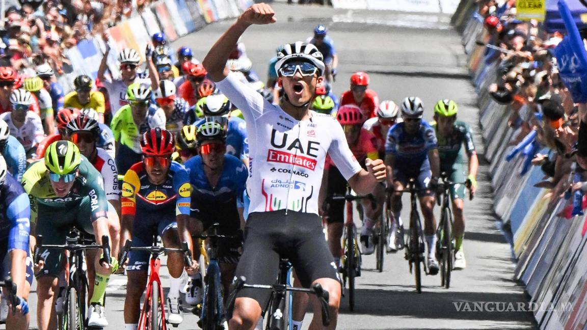 Mexicano Isaac del Toro gana segunda etapa del Tour Down Under 2024 de Australia