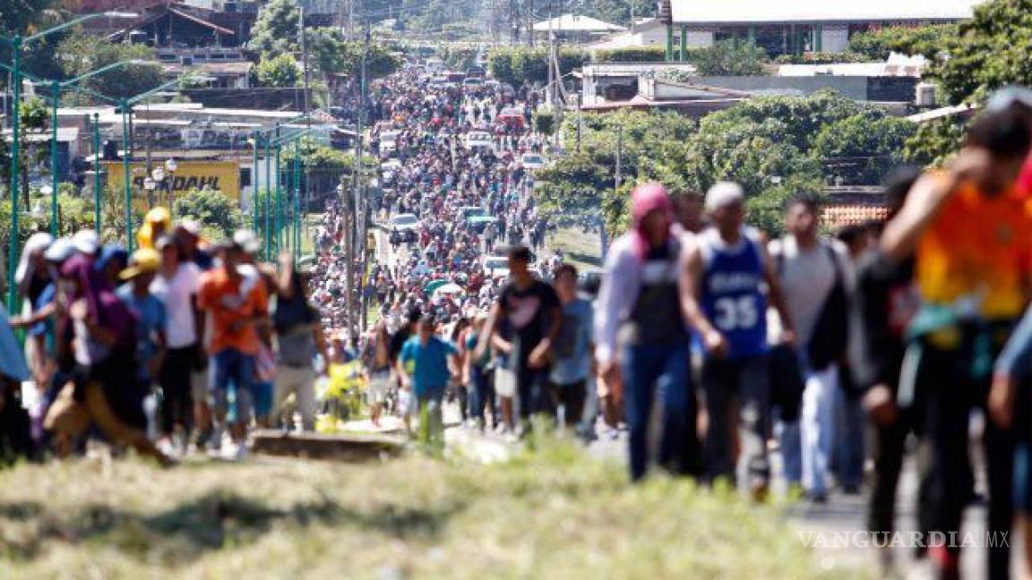 Mega Caravana Migrante con 12 mil personas avanza por Chiapas; van hacia EU