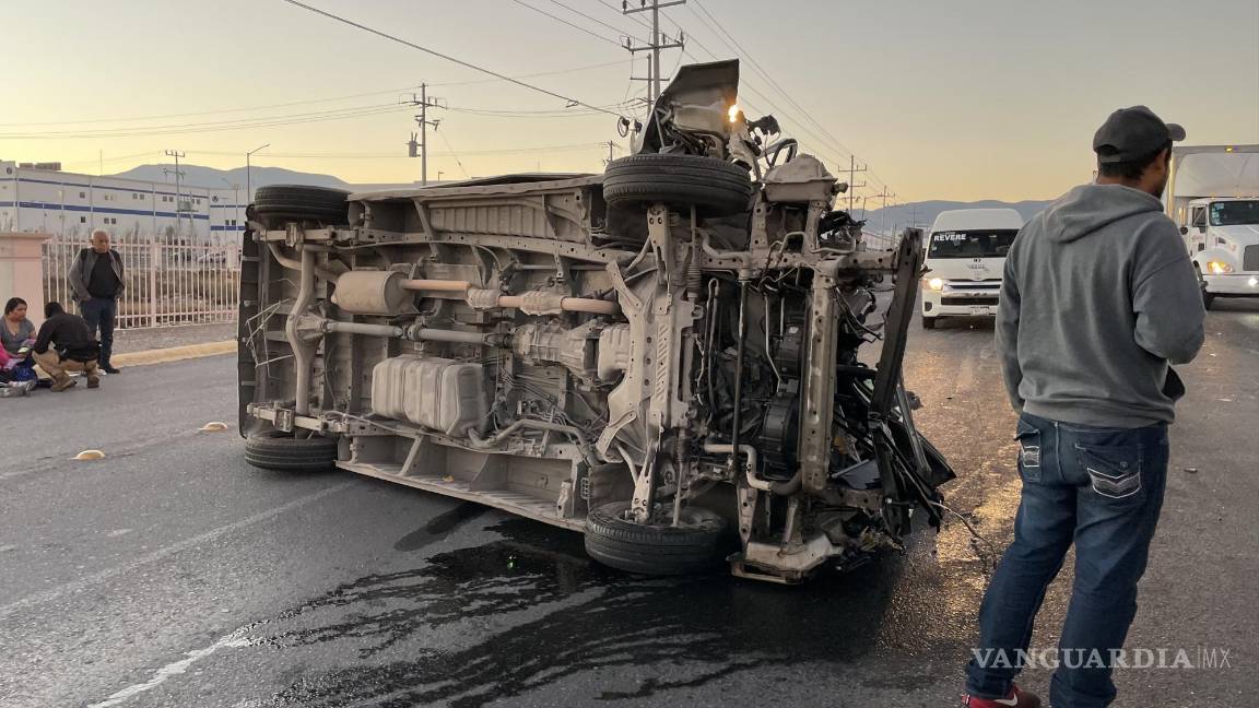 Choque deja 13 lesionados en Ramos Arizpe