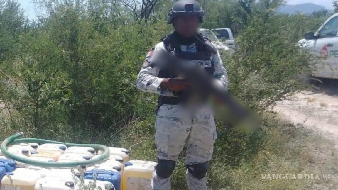 Guardia Nacional localiza toma clandestina en García, Nuevo León