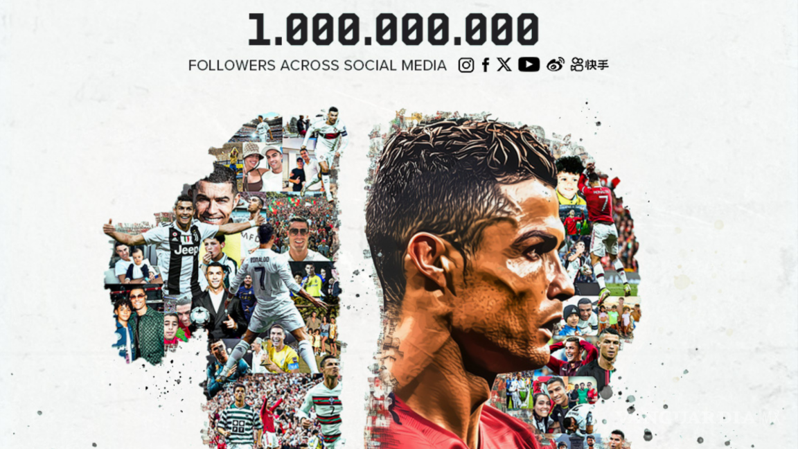 ¡Cristiano rompe otro récord!: El ‘Bicho’ llegó a los mil millones de seguidores en redes sociales