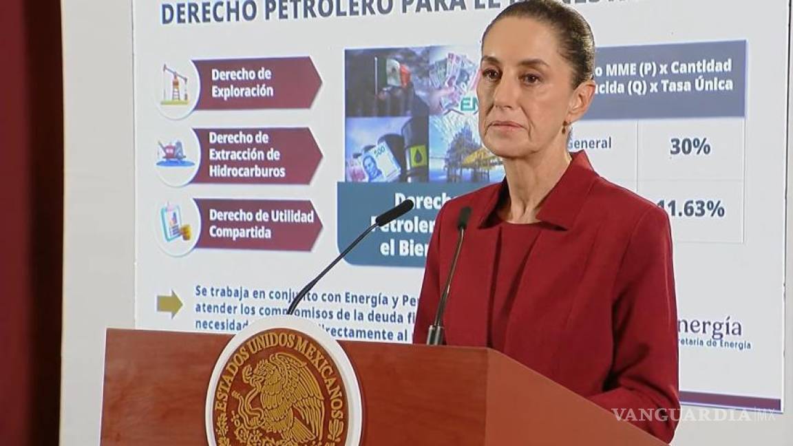 Sheinbaum crea el Derecho Petrolero para el Bienestar en PEMEX