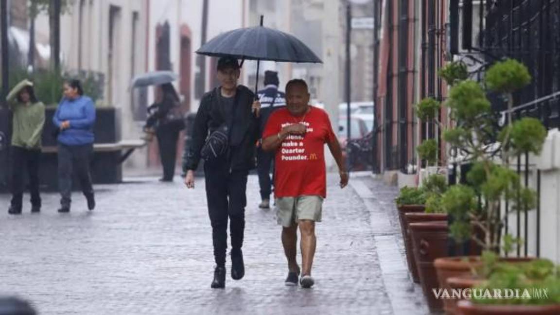 ¡No se le olvide el paraguas! Pronostican lluvias en todo Coahuila