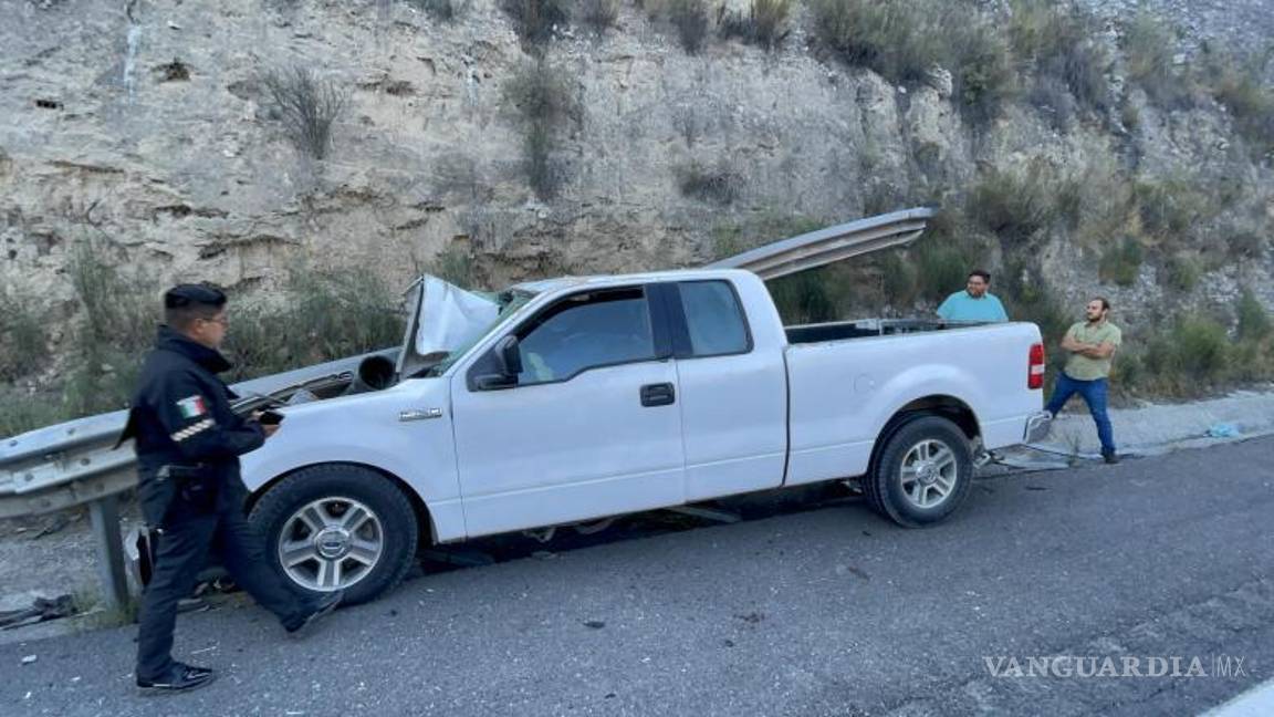 $!Personal de la Guardia Nacional tomó conocimiento del accidente.