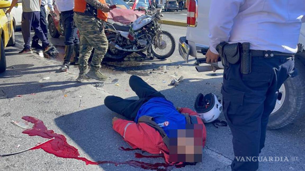 $!Braulio fue gravemente herido tras ser impactado por un vehículo en Antonio Cárdenas.