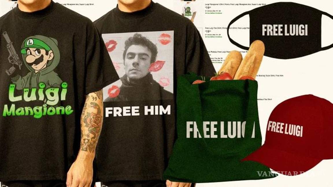 $!Tras la detención de Luigi Mangione Internet se inundó de vendedores que buscan sacar provecho al suceso con ‘merchandising’.