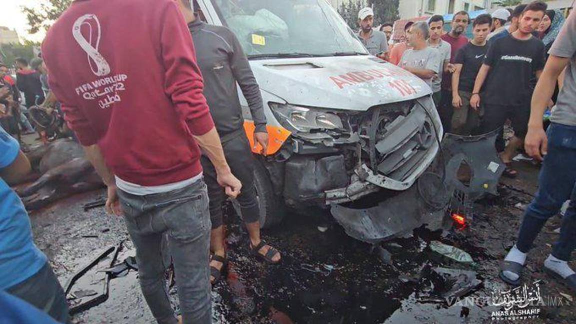 $!Israel confirma ataque contra ambulancia en Gaza que dejó 13 muertos; era usada por Hamás, afirma