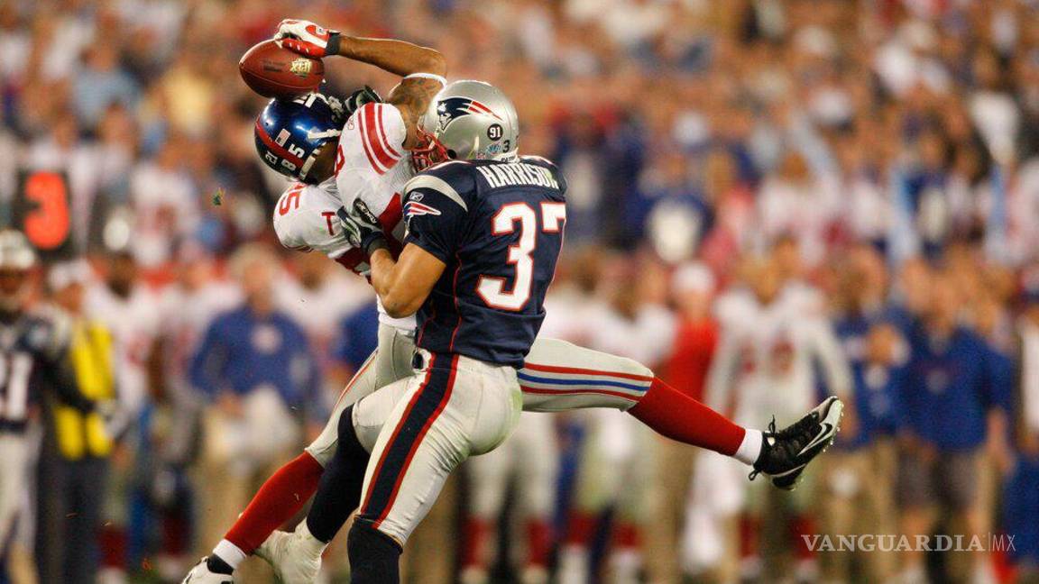 $!La atrapada de David Tyree, conocida como “The Helmet Catch”, es considerada una de las mejores jugadas en la historia del Super Bowl.