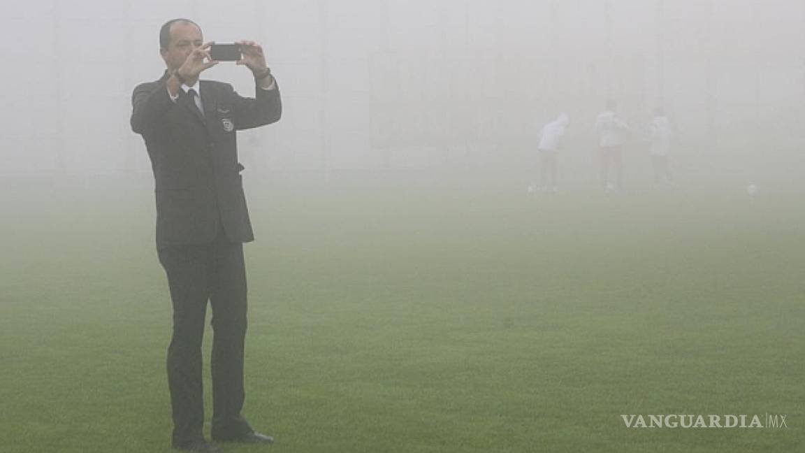 Suspenden partido del Benfica por densa niebla