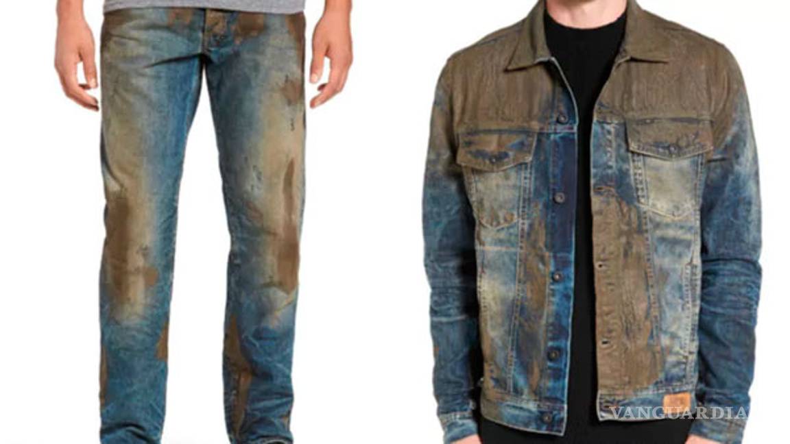 $!Tienda vende pantalones 'sucios' por casi 9 mil pesos