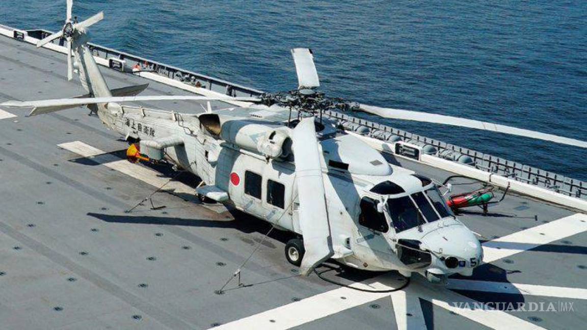 Helicópteros de la Marina de Japón se estrellaron en el Océano Pacífico; realizan búsqueda de 7 tripulantes