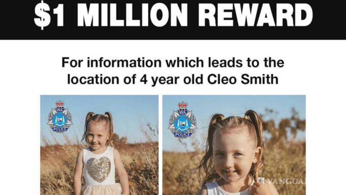 Una niña desapareció en un campamento en Australia; ofrecen recompensa millonaria