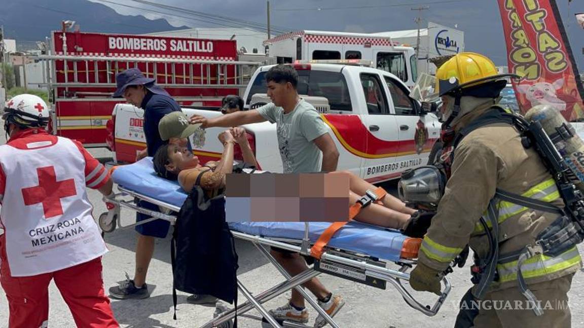 $!Tres mujeres resultaron con quemaduras graves.