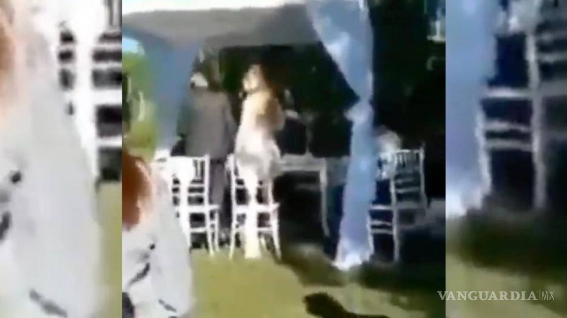 '¡Vendemos huevos baratos!', comerciante interrumpe boda en Argentina (video)