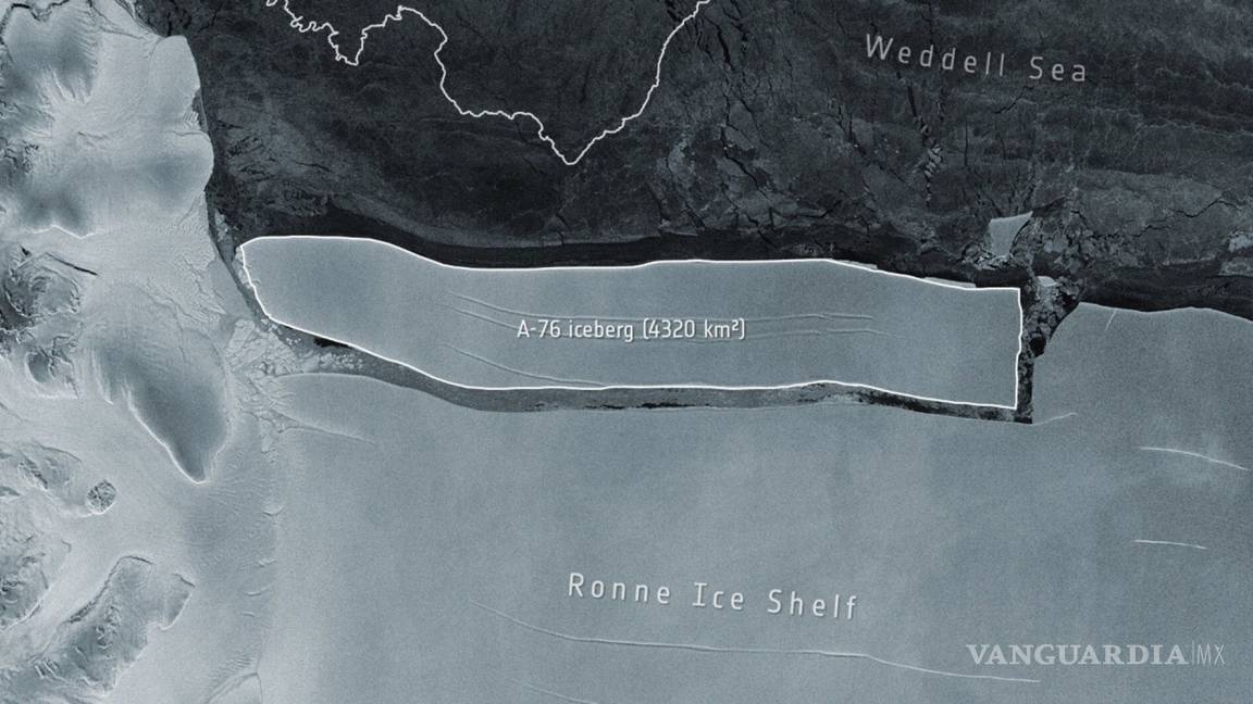 Se desprende el iceberg más grande del mundo