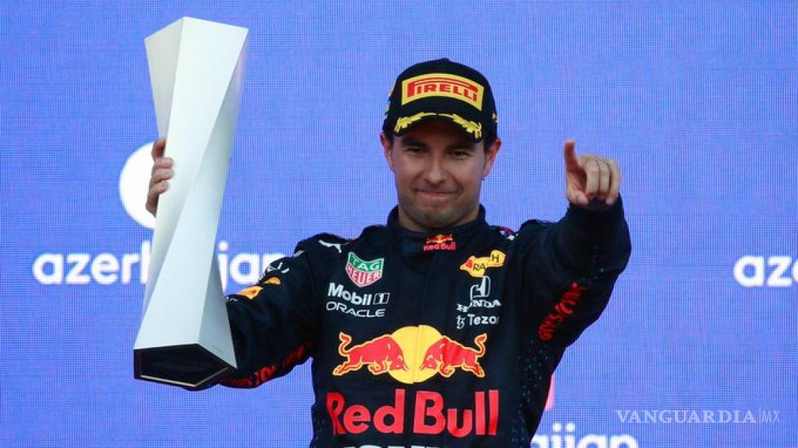 'Checo' Pérez gana el Gran Premio de Azerbaiyán; logra su primer podio con Red Bull