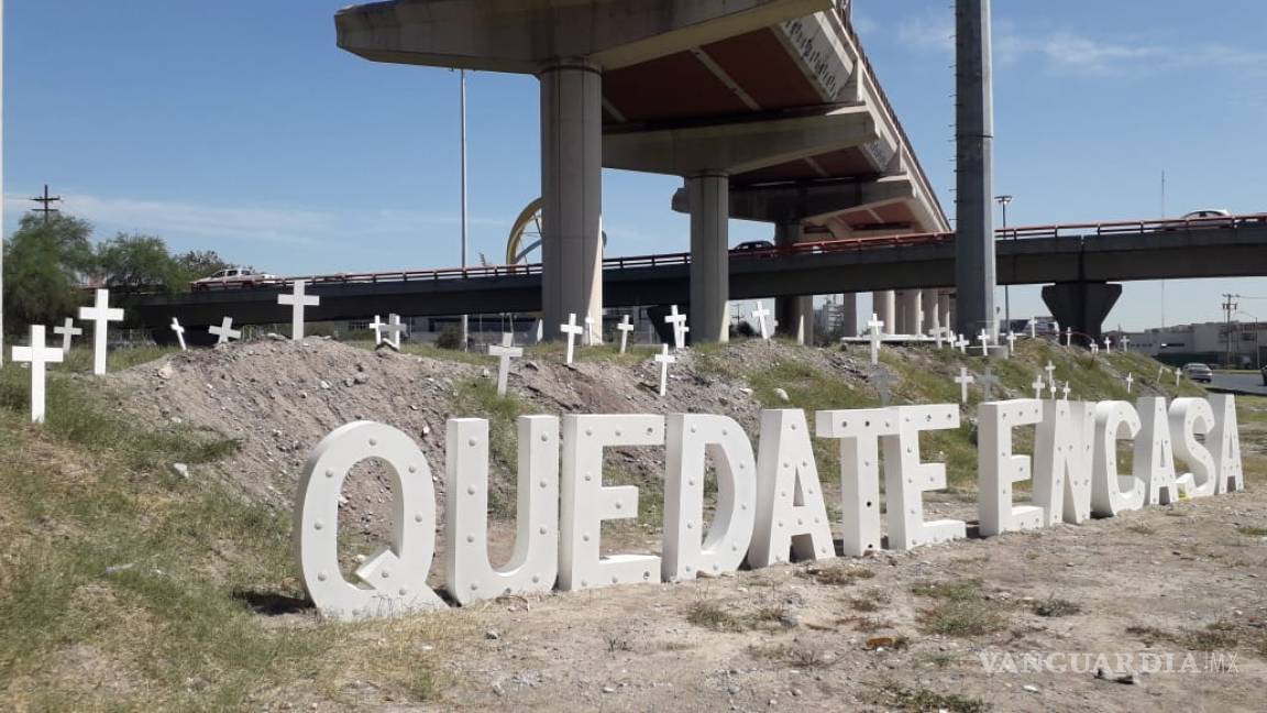 Instalan 'panteón' itinerante en San Nicolás de los Garza, Nuevo León