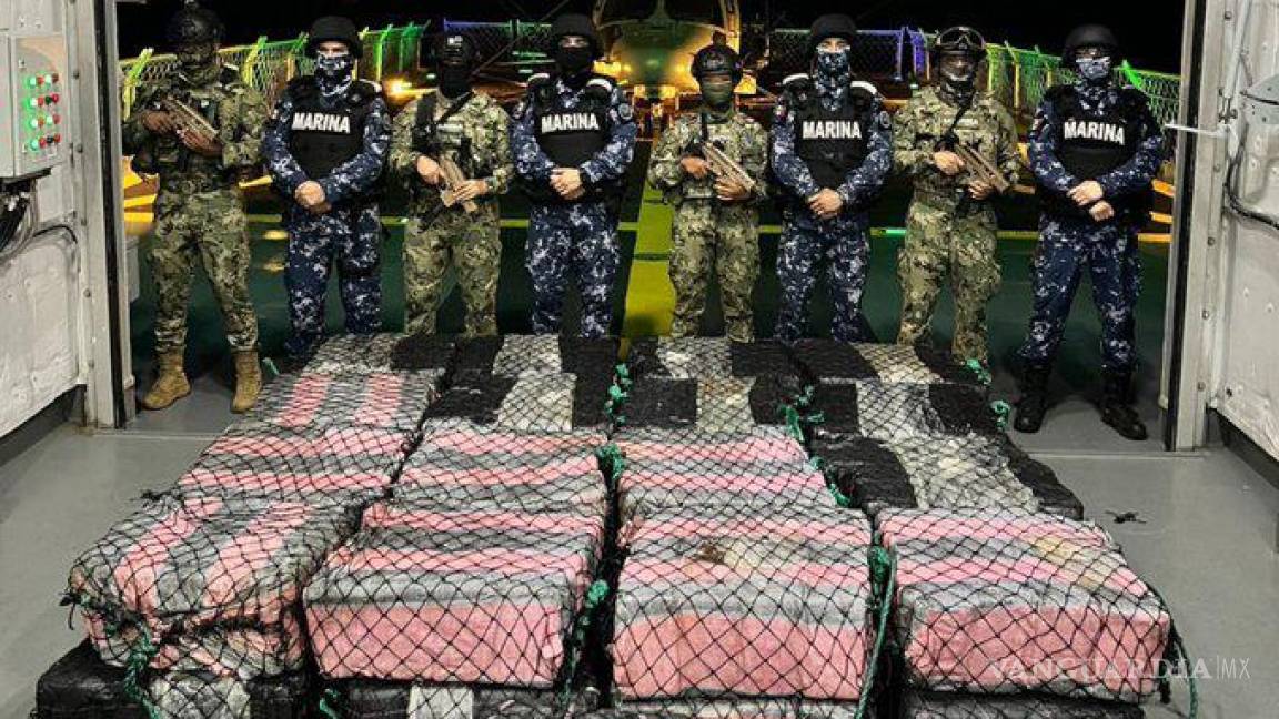 Aseguran casi tonelada y media de cocaína en puerto Lázaro Cárdenas