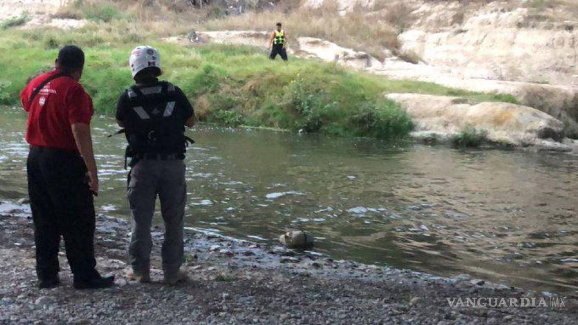 Rescatan cuerpo de jovencita arrastrado por el río Pesquería, en Apodaca, Nuevo León