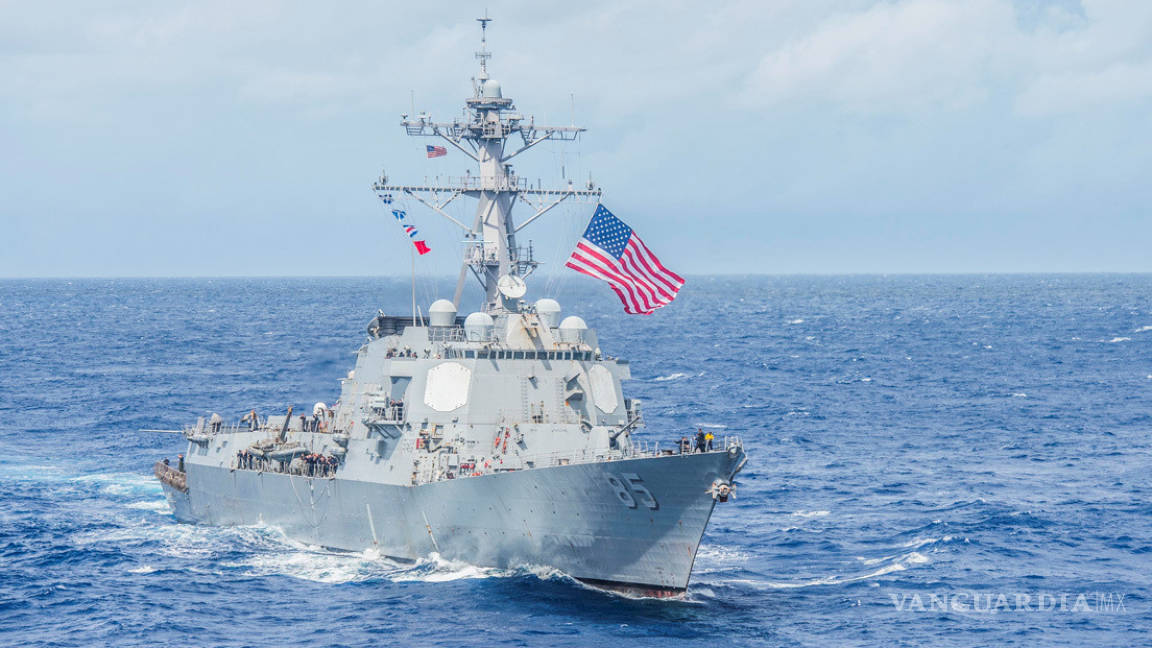Advierten posible guerra entre EU y China por accidente en el mar Meridional