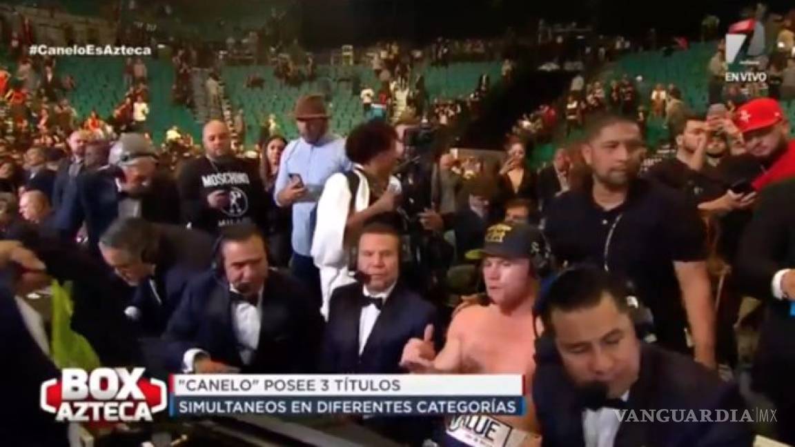 El tremendo nocaut que aplicó Box Azteca a Televisa en el rating de la pelea del 'Canelo'