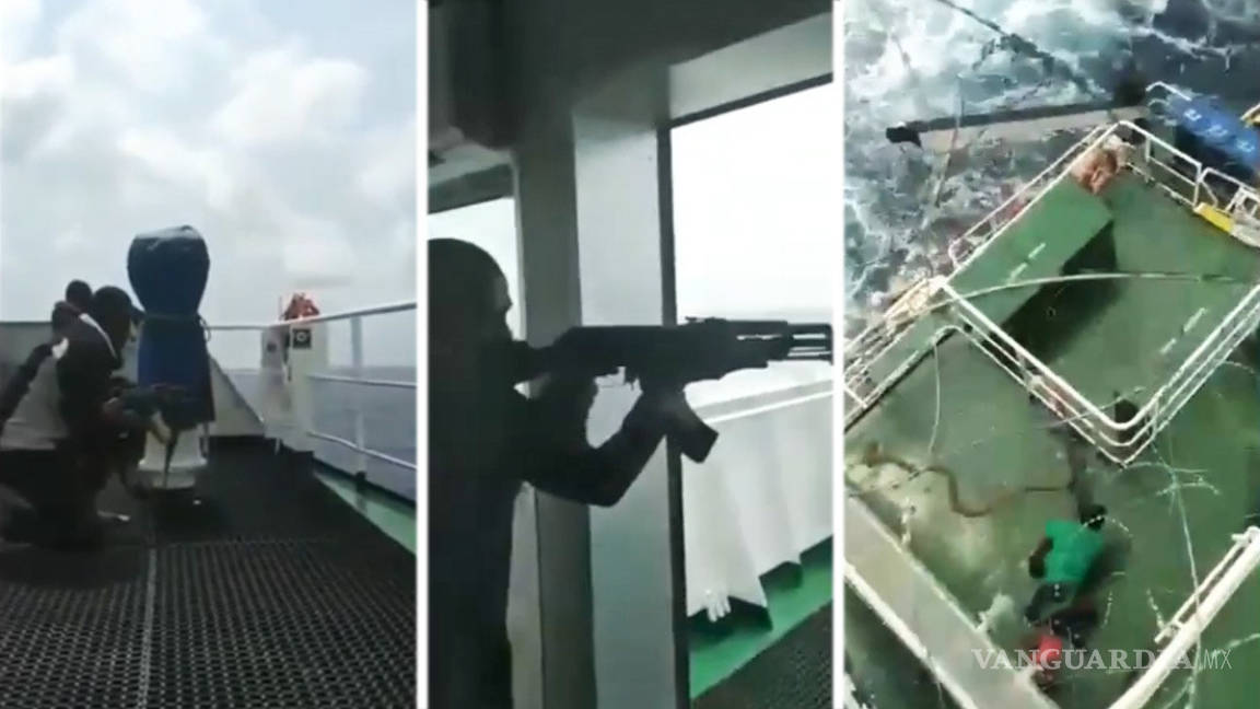 Piratas atacan barco con dirección a Nigeria; son repelidos (VIDEO)