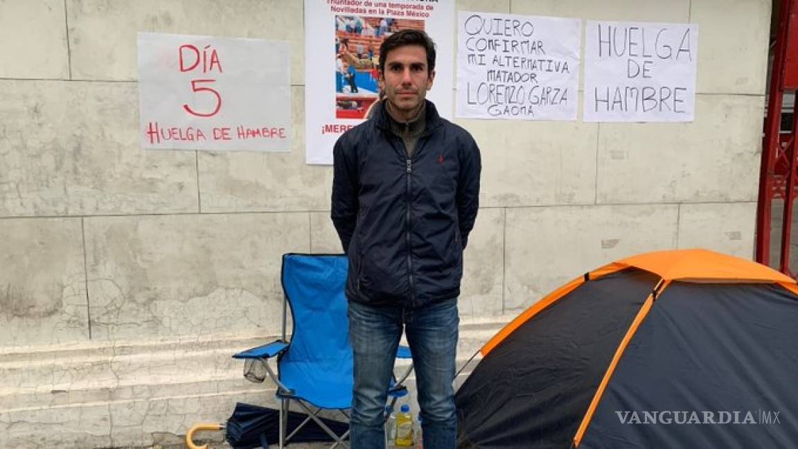 Torero hace huelga de hambre en la Plaza México y no le dan la oportunidad