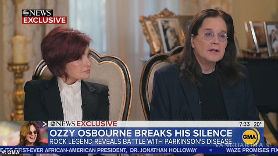 Ozzy Osbourne revela tener enfermedad de Parkinson