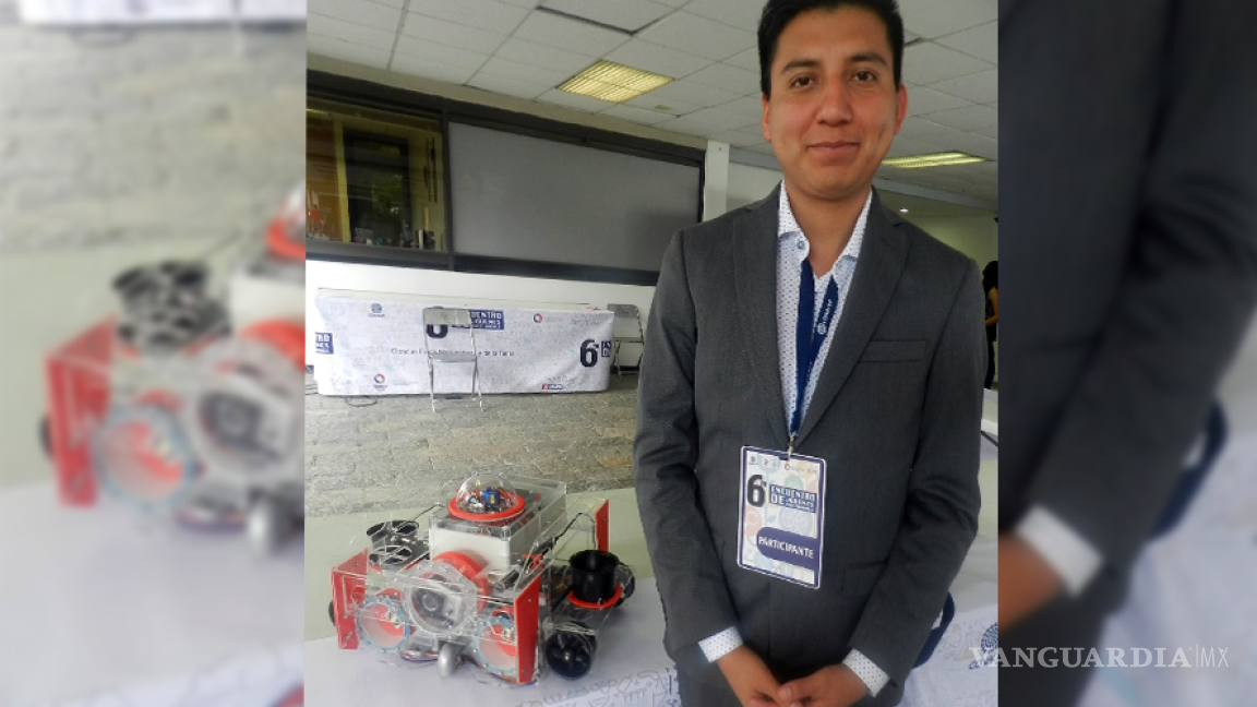 Estudiante mexicano crea un robot para medir contaminación