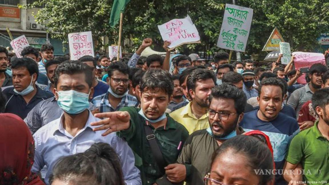 $!Violación en grupo desata protestas por cuarto día en Bangladesh