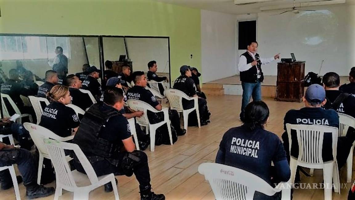 Capacitan a policías del Norte de Coahuila en materia de Derechos Humanos