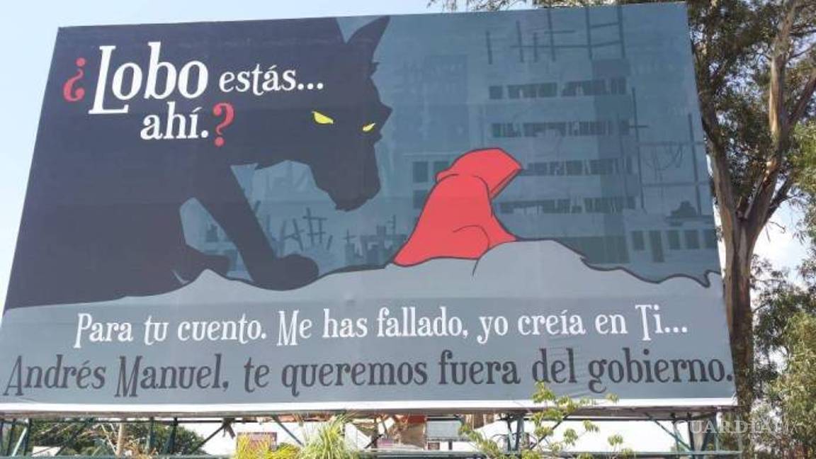 $!Aparecen espectaculares contra AMLO en Guadalajara, ¿quién los financia?