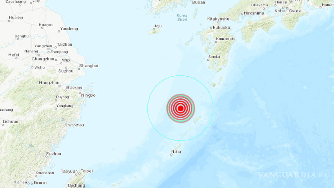 Se registra un potente sismo en Japón de magnitud 6.7, cerca de las islas Ryukyu
