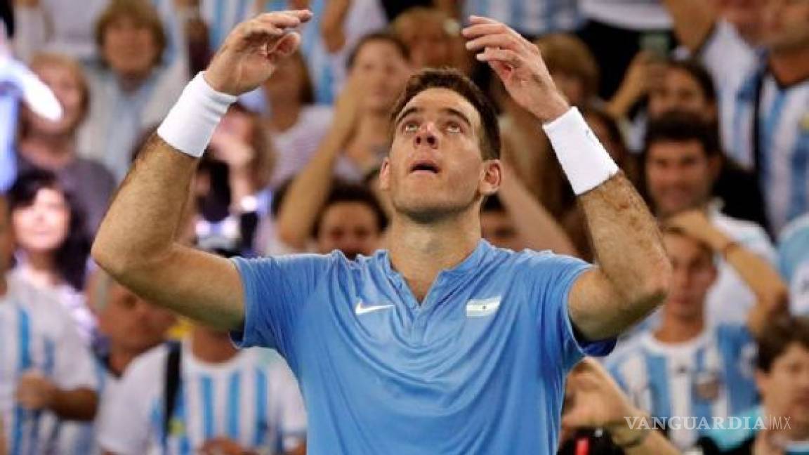 Del Potro mantiene viva la esperanza para Argentina en Copa Davis