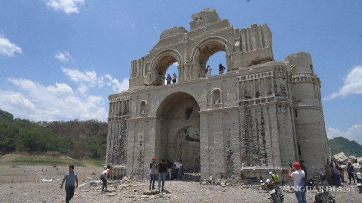 Emerge iglesia del siglo XVI en Chiapas, por la sequía