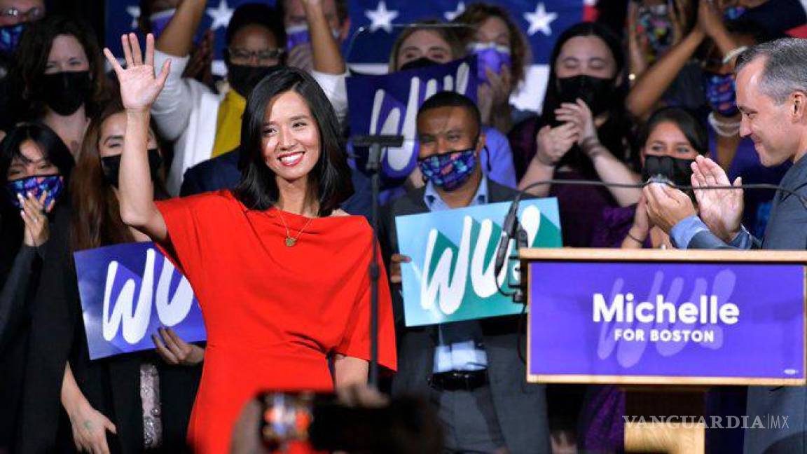 La asiático-estadounidense Michelle Wu es la primera alcaldesa electa en la historia de Boston