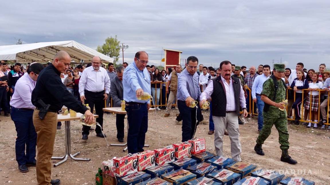 Incineran en Torreón más de 5 toneladas de droga