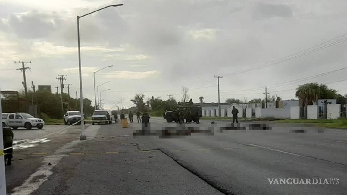 $!Violencia sigue en Tamaulipas, aparecen nueve cuerpos en carretera de Miguel Alemán