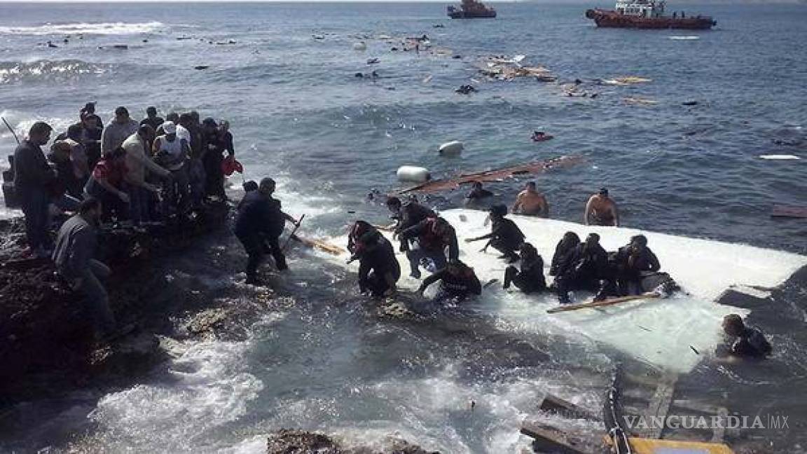 Se hunde barco con al menos 400 inmigrantes en el Mediterráneo