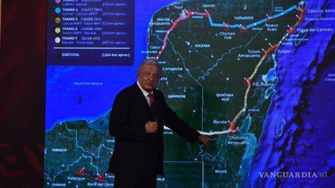 Tren Maya comenzará a dejar utilidades en 6 años, asegura AMLO