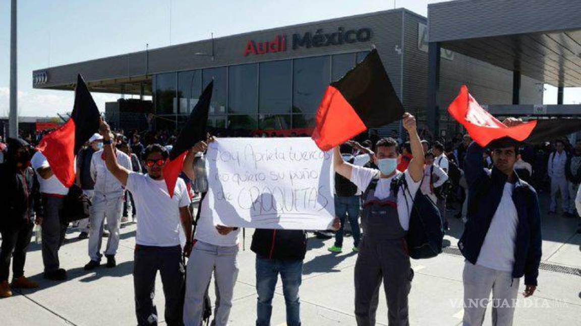 Audi cede y dará aumento del 10.2% a trabajadores, falta consulta para finiquitar huelga
