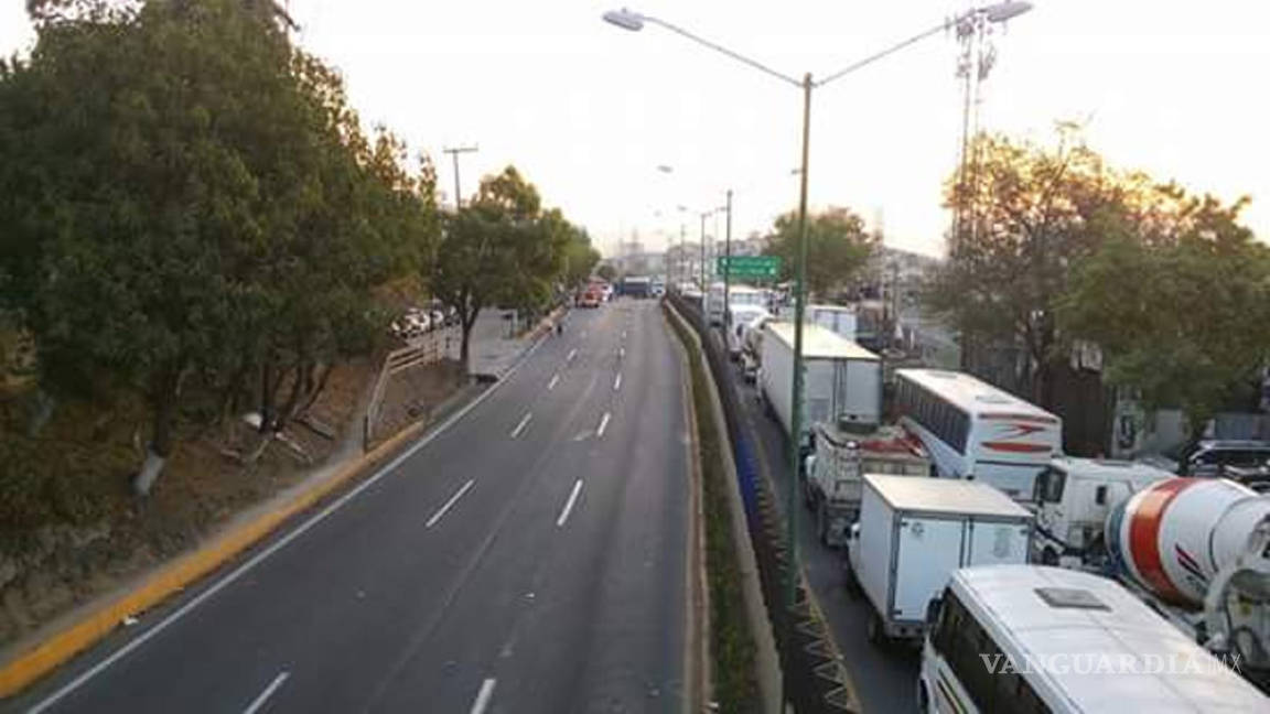 Tercer día de manifestaciones: Bloquean la carretera Naucalpan-Toluca por 'gasolinazo'