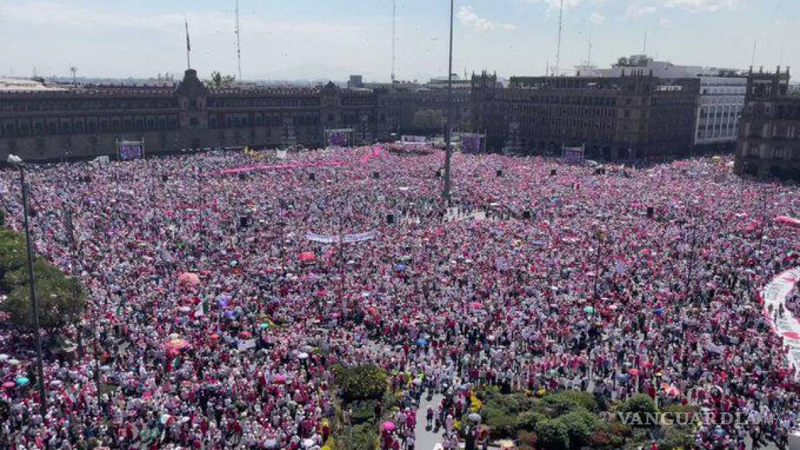 500 mil personas contra el Plan B en el Zócalo, aseguran organizadores de marcha a favor del INE