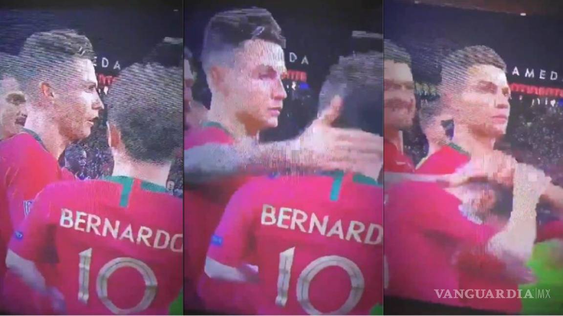 Cristiano Ronaldo se pone furioso tras ver a su compañero Bernardo Silva ganar el MVP de la Liga de Naciones de Europa
