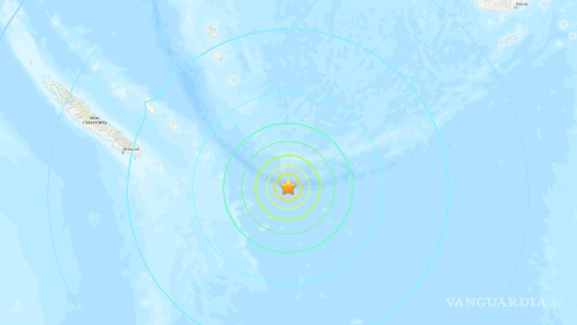 Por sismo de 7.7, hay una amenaza de tsunami en las islas de la Lealtad en el Pacífico