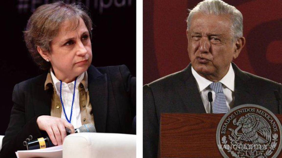 “No estoy a favor ni en contra del presidente”, contesta Aristegui a AMLO