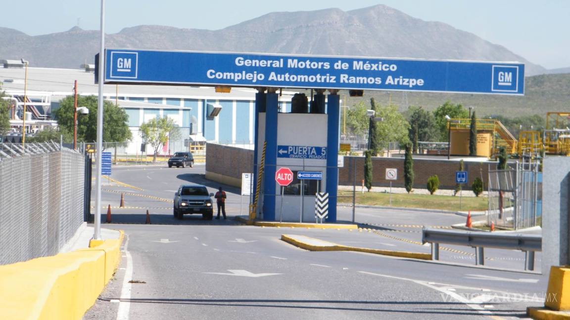 No hay planes de cerrar plantas GM en México; operan con regularidad plantas en Coahuila y más