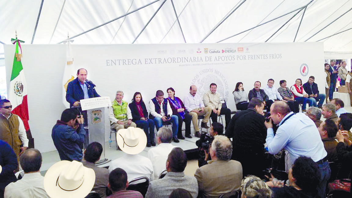 Da 'calor' Federación a municipios de Coahuila afectados por el frío