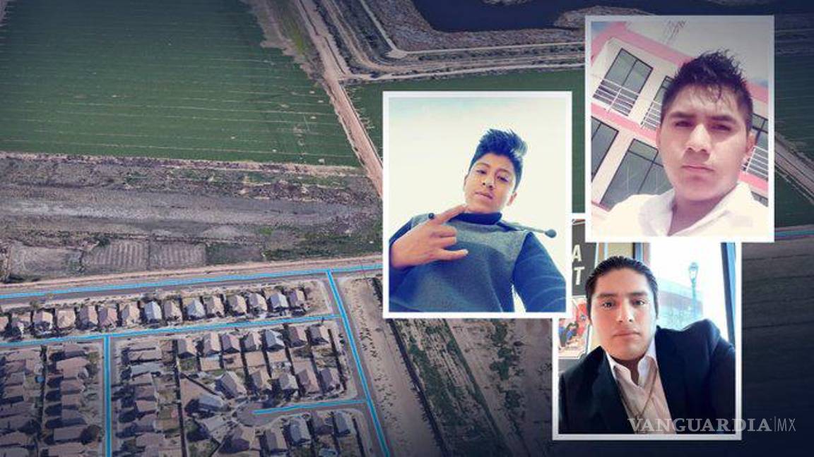 $!Policías estadounidenses hallaron el 20 de febrero pasado los cadáveres de los jóvenes, con señales de lesiones, en un lote baldío